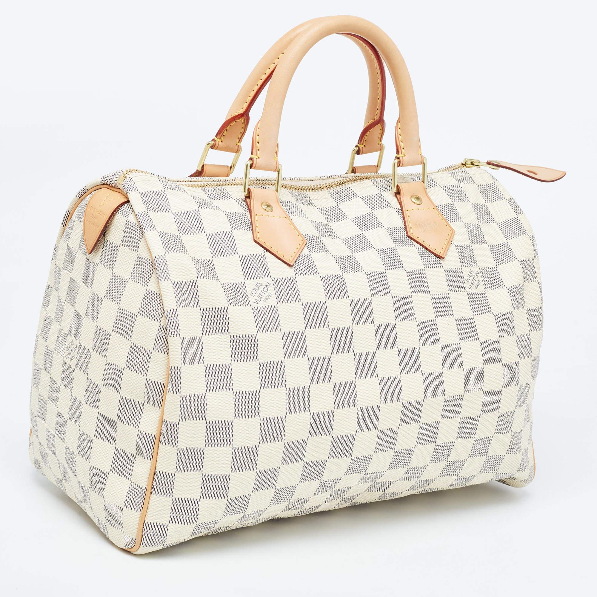Louis Vuitton Damier Azur Canvas Speedy 30 Bag 8
