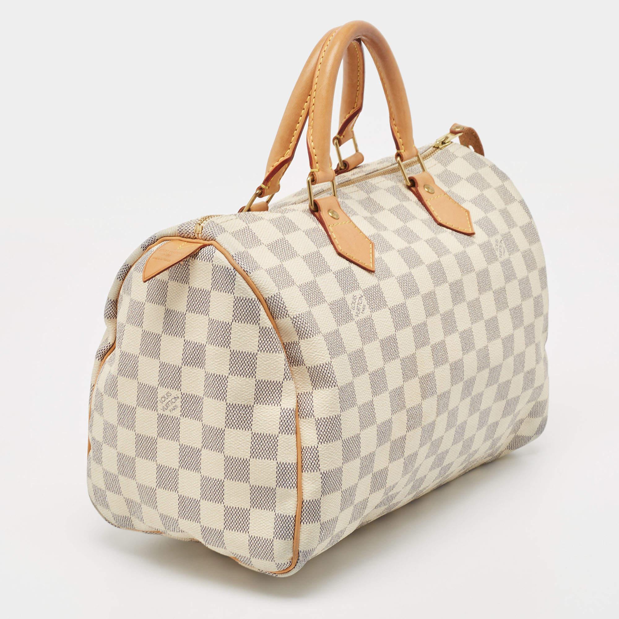 Louis Vuitton Damier Azur Canvas Speedy 30 Bag 10