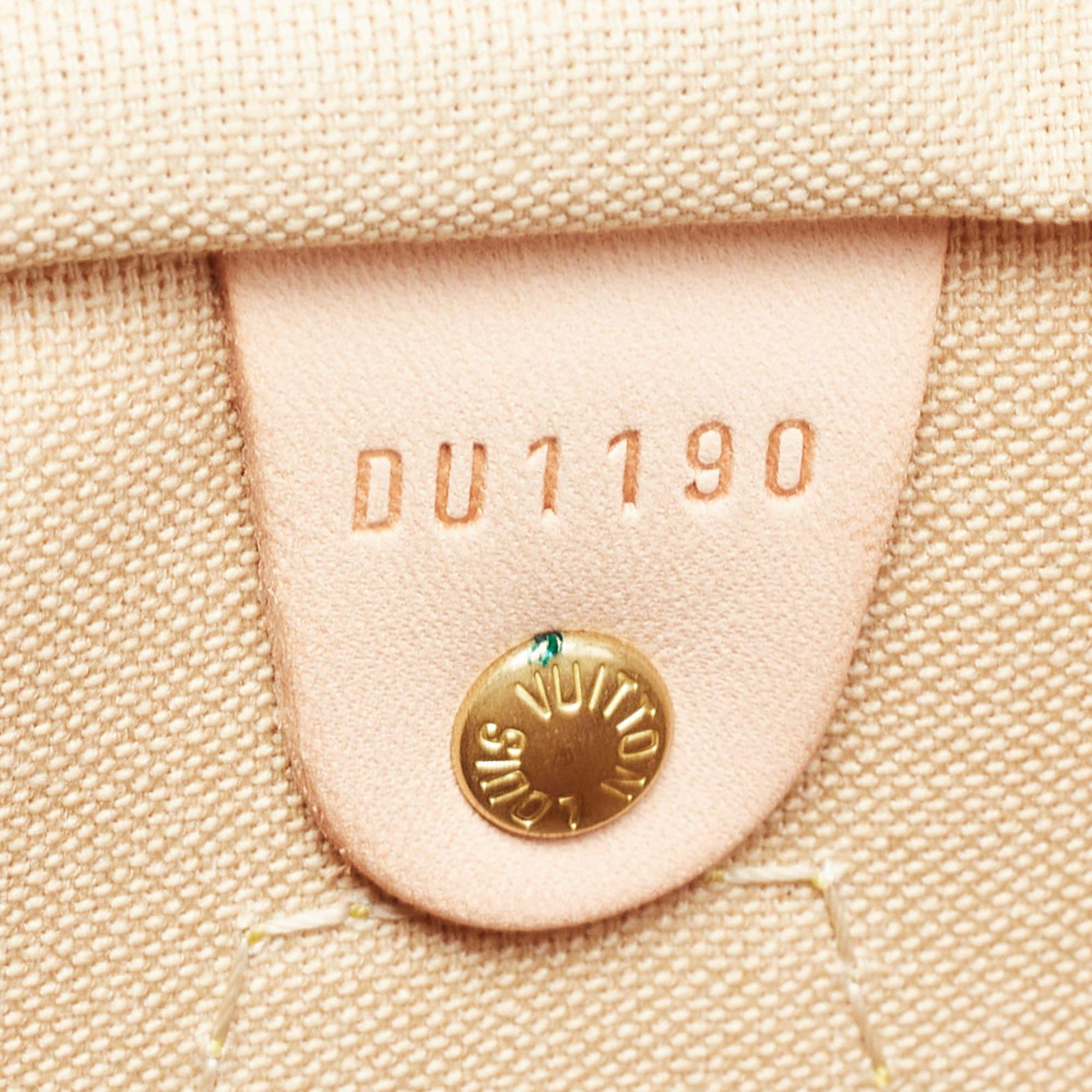 Louis Vuitton Damier Azur Canvas Speedy 30 Bag In Good Condition In Dubai, Al Qouz 2