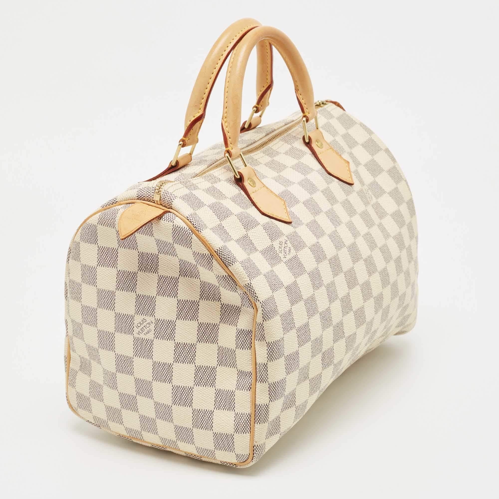 Louis Vuitton Damier Azur Canvas Speedy 30 Bag 1