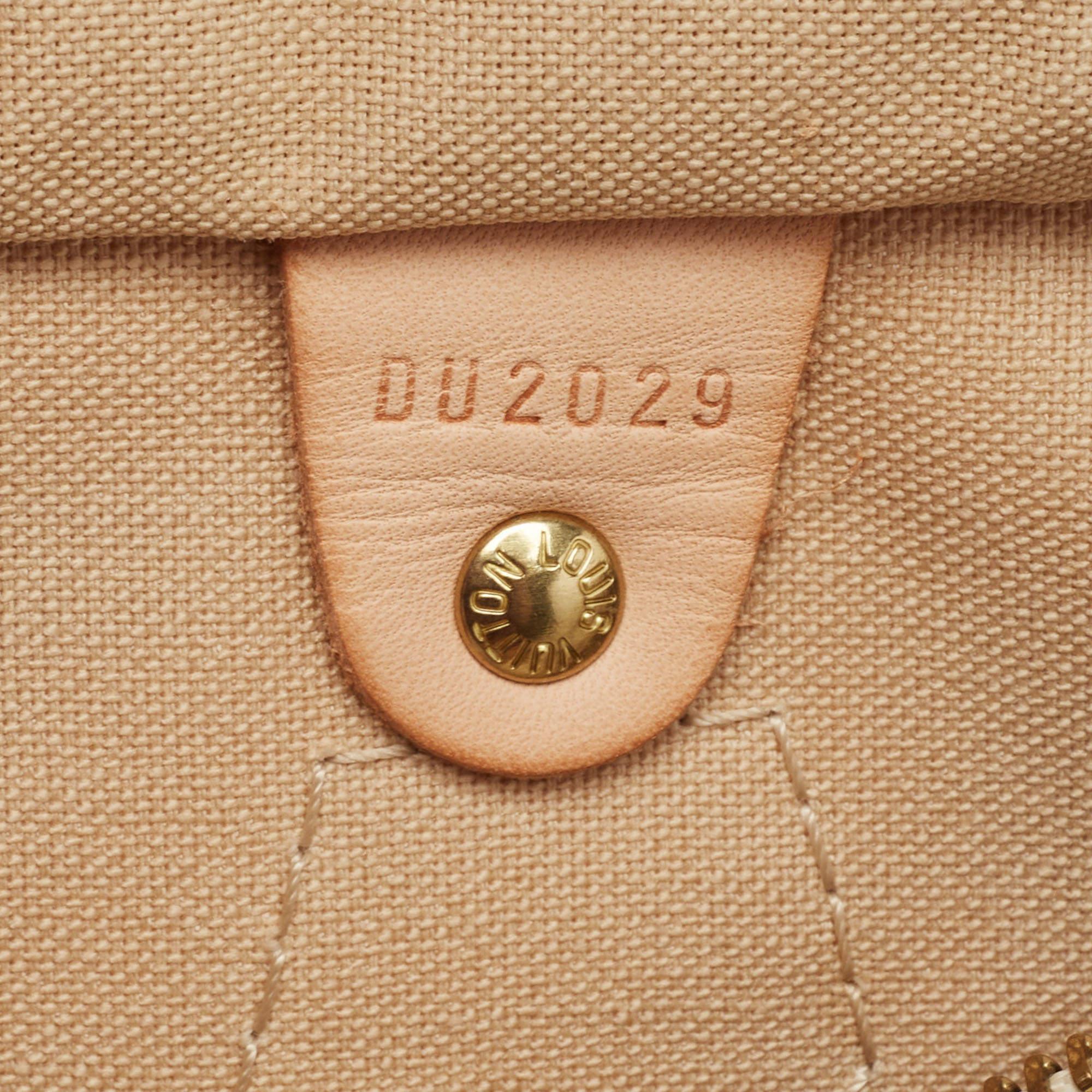 Louis Vuitton Damier Azur Canvas Speedy 30 Bag 2