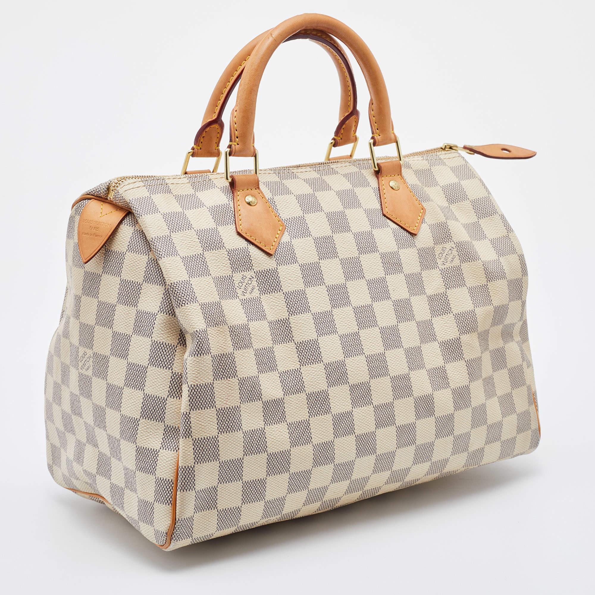 Louis Vuitton Damier Azur Canvas Speedy 30 Bag 1