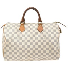 Louis Vuitton Damier Azur Canvas Speedy 30 Bag