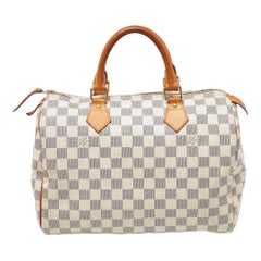 Louis Vuitton Damier Azur Canvas Speedy 30 Bag