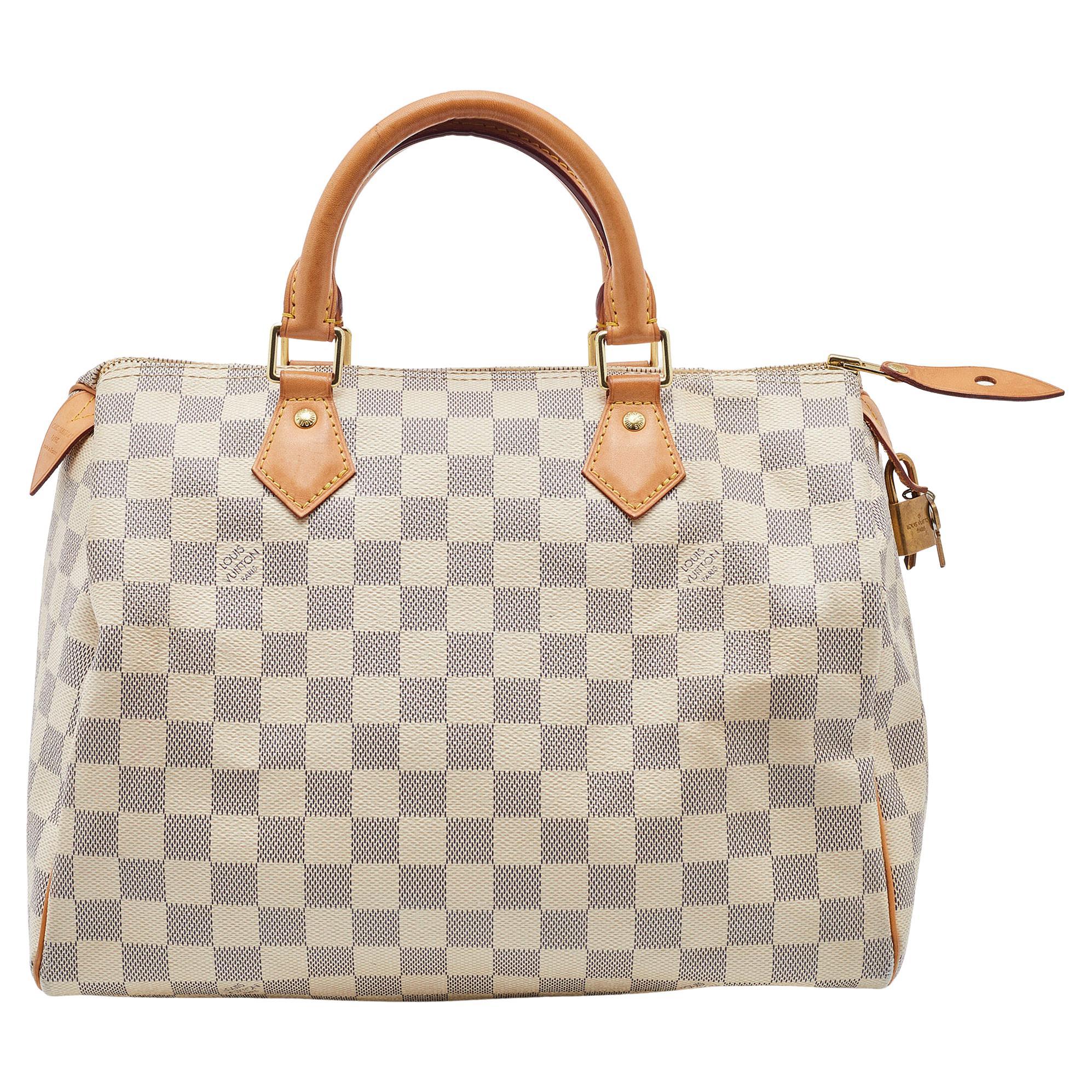 Louis Vuitton Damier Azur Canvas Speedy 30 Bag