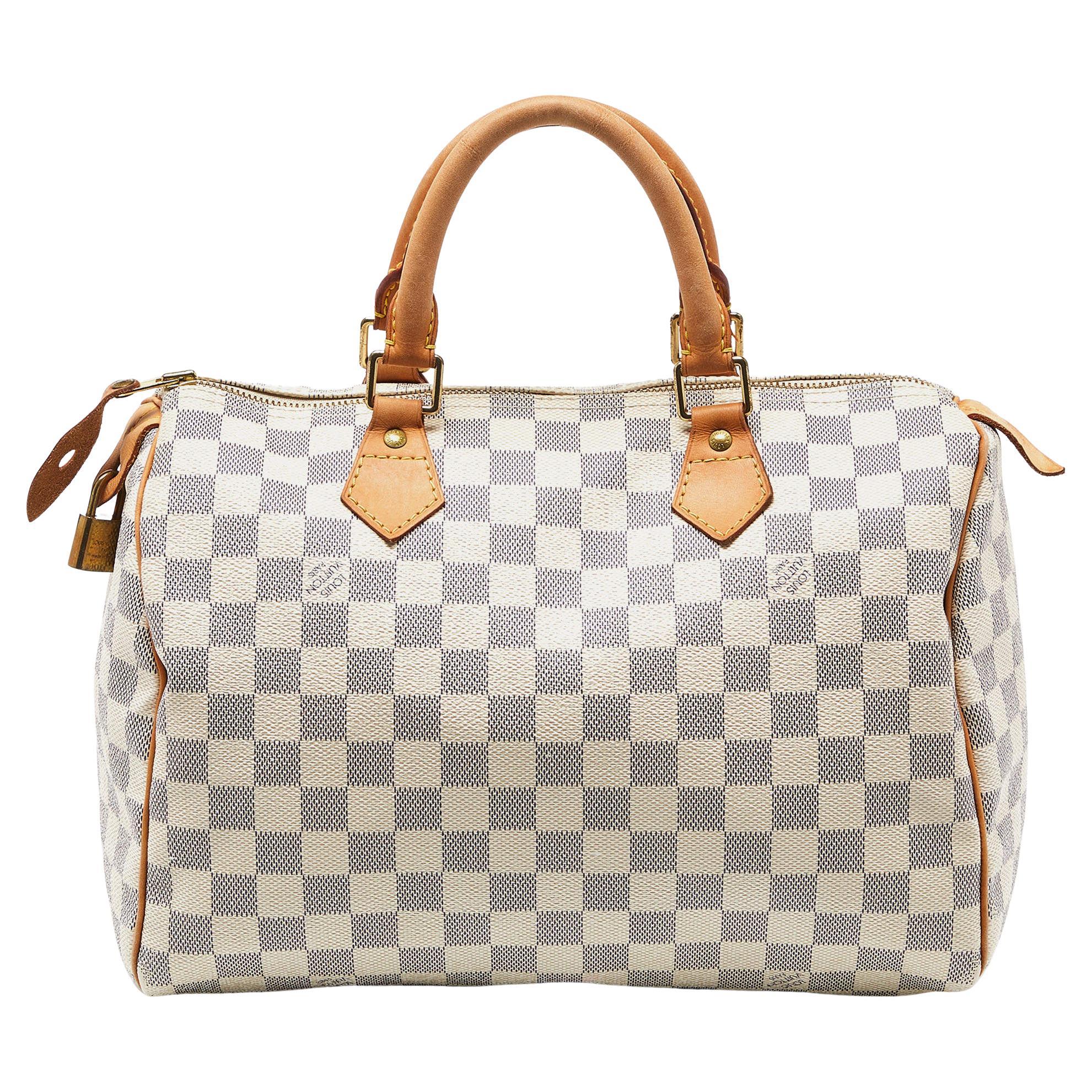 Louis Vuitton Damier Azur Canvas Speedy 30 Bag