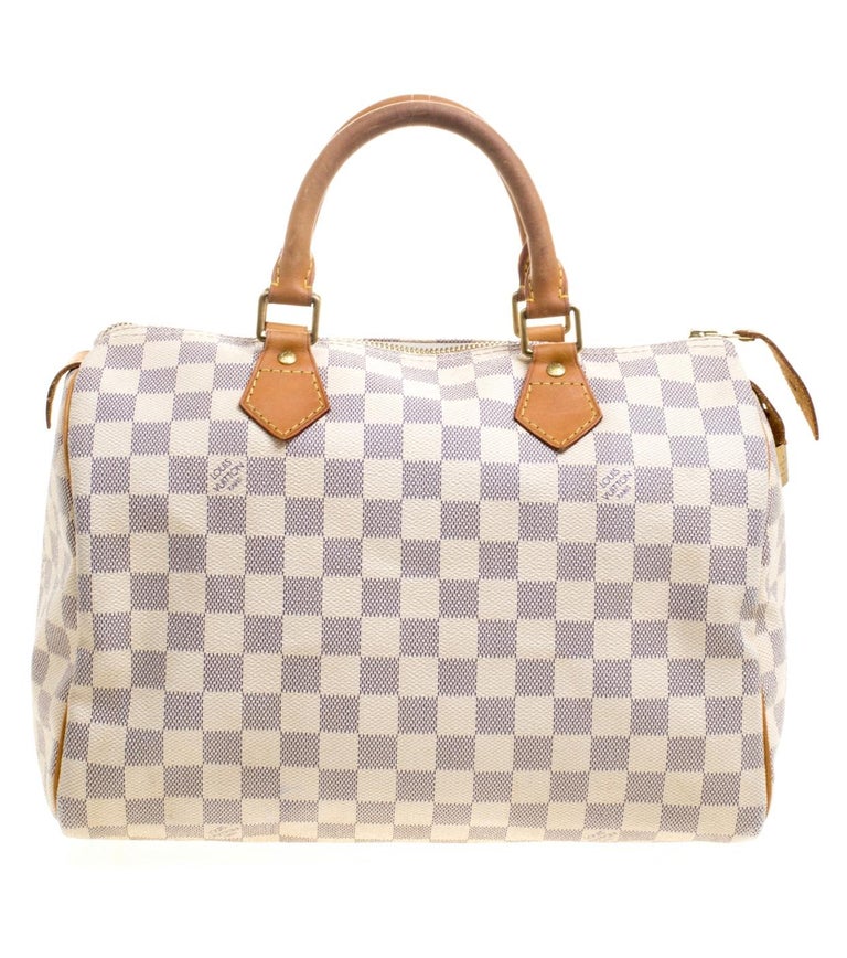 Louis Vuitton White Damier - 74 For Sale on 1stDibs  louis vuitton purse  white checkered, white damier louis vuitton, white checkered lv bag