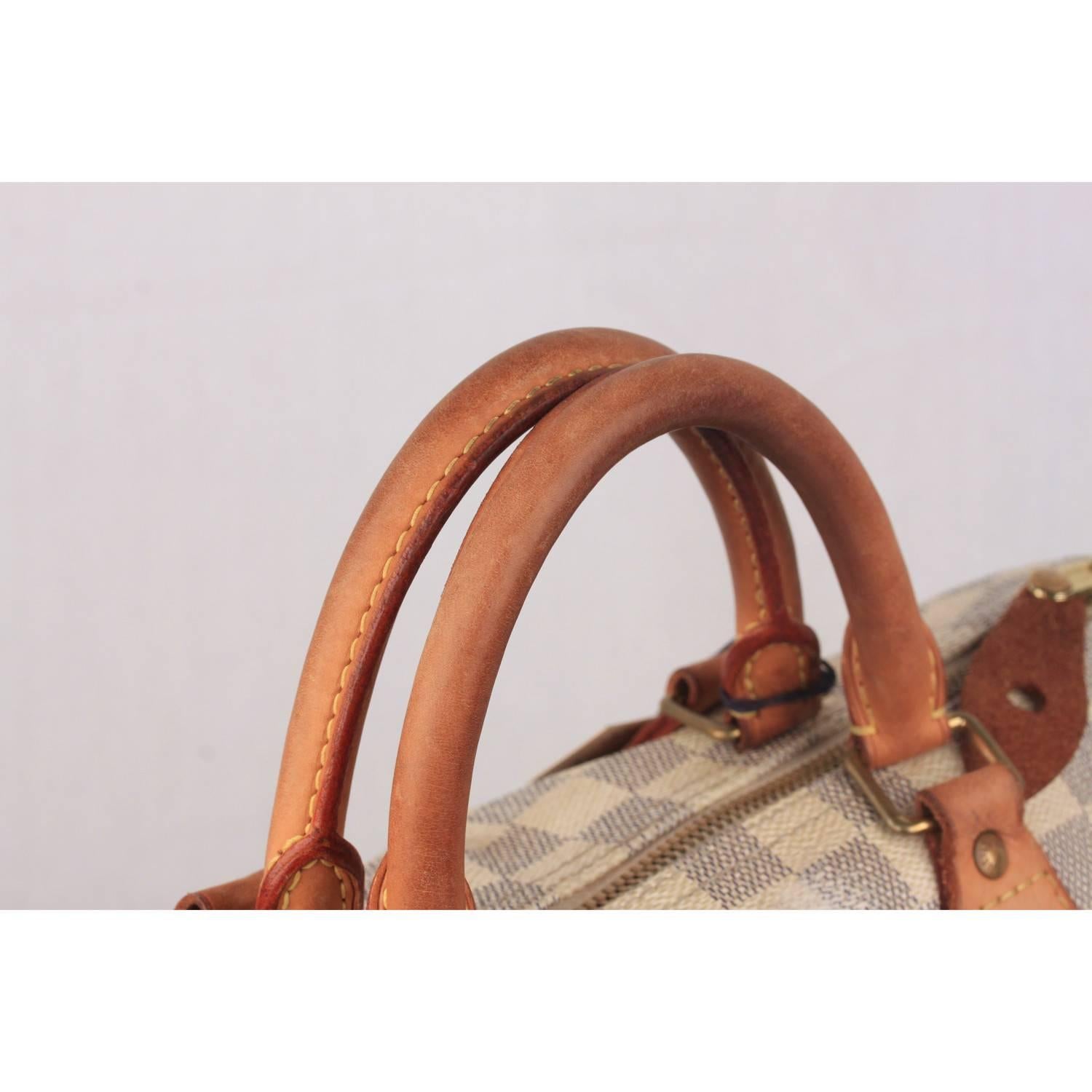 Louis Vuitton Damier Azur Canvas Speedy 30 Handbag 3