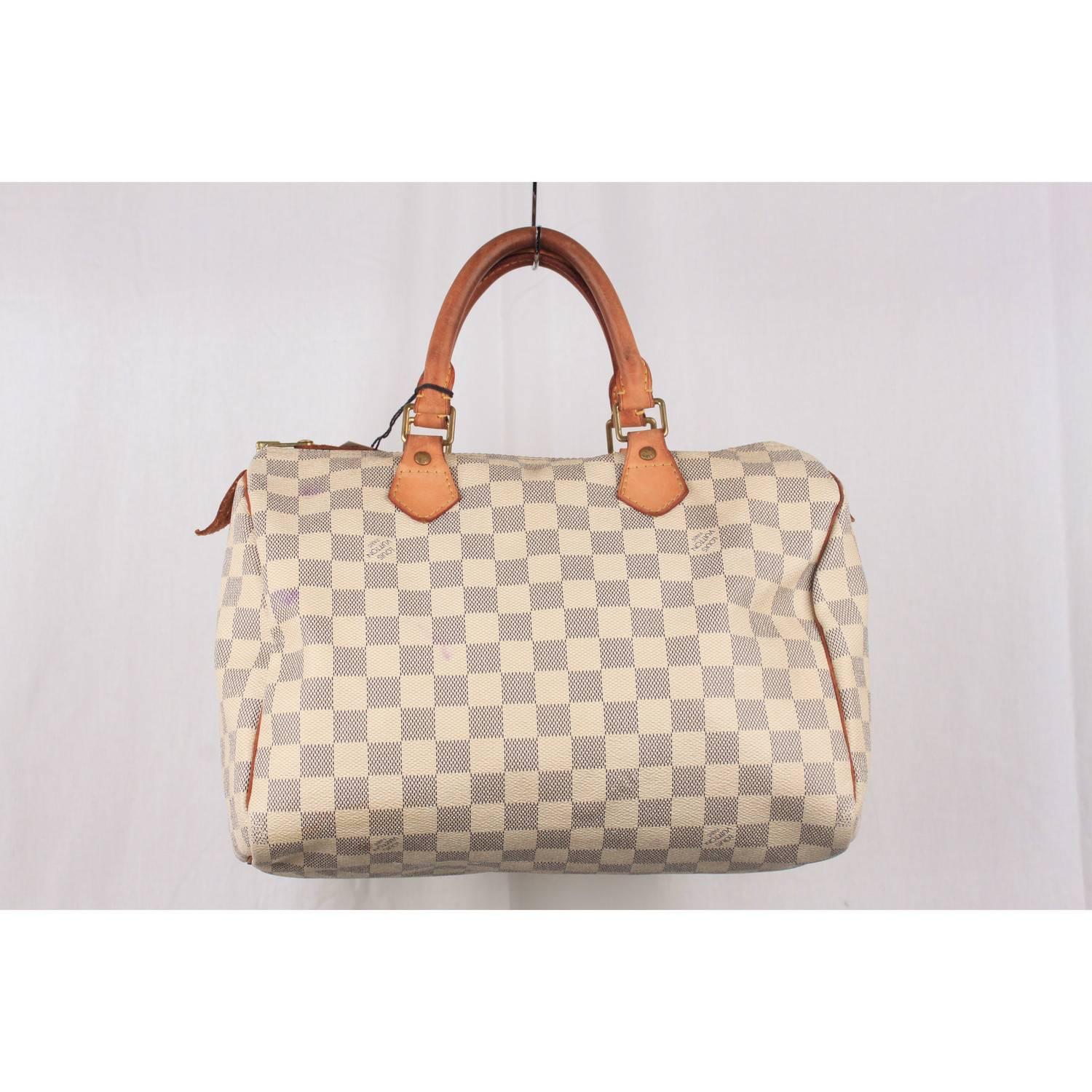 Louis Vuitton Damier Azur Canvas Speedy 30 Handbag 1
