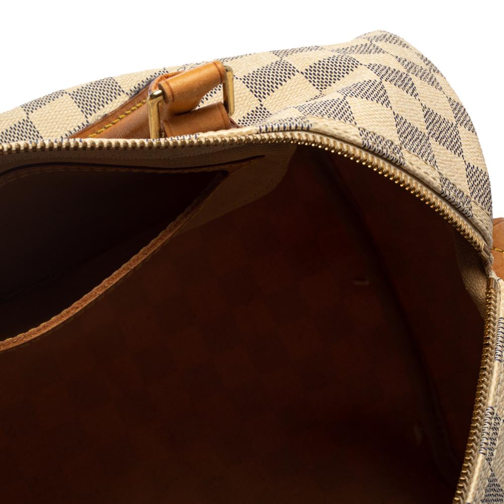 Louis Vuitton Damier Azur Canvas Speedy 35 Bag 4