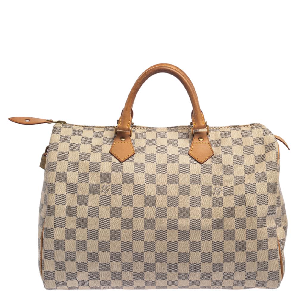 louis vuitton damier azur speedy 35