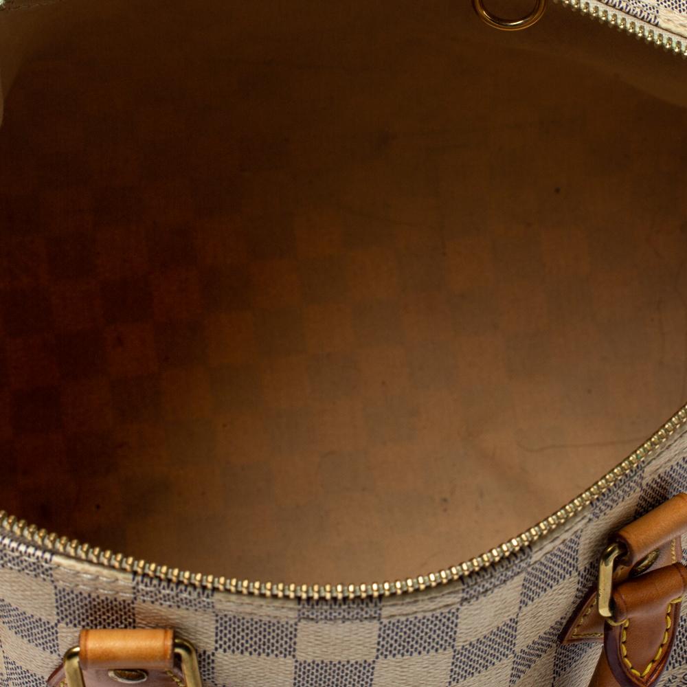 Louis Vuitton Damier Azur Canvas Speedy 35 Bag 1