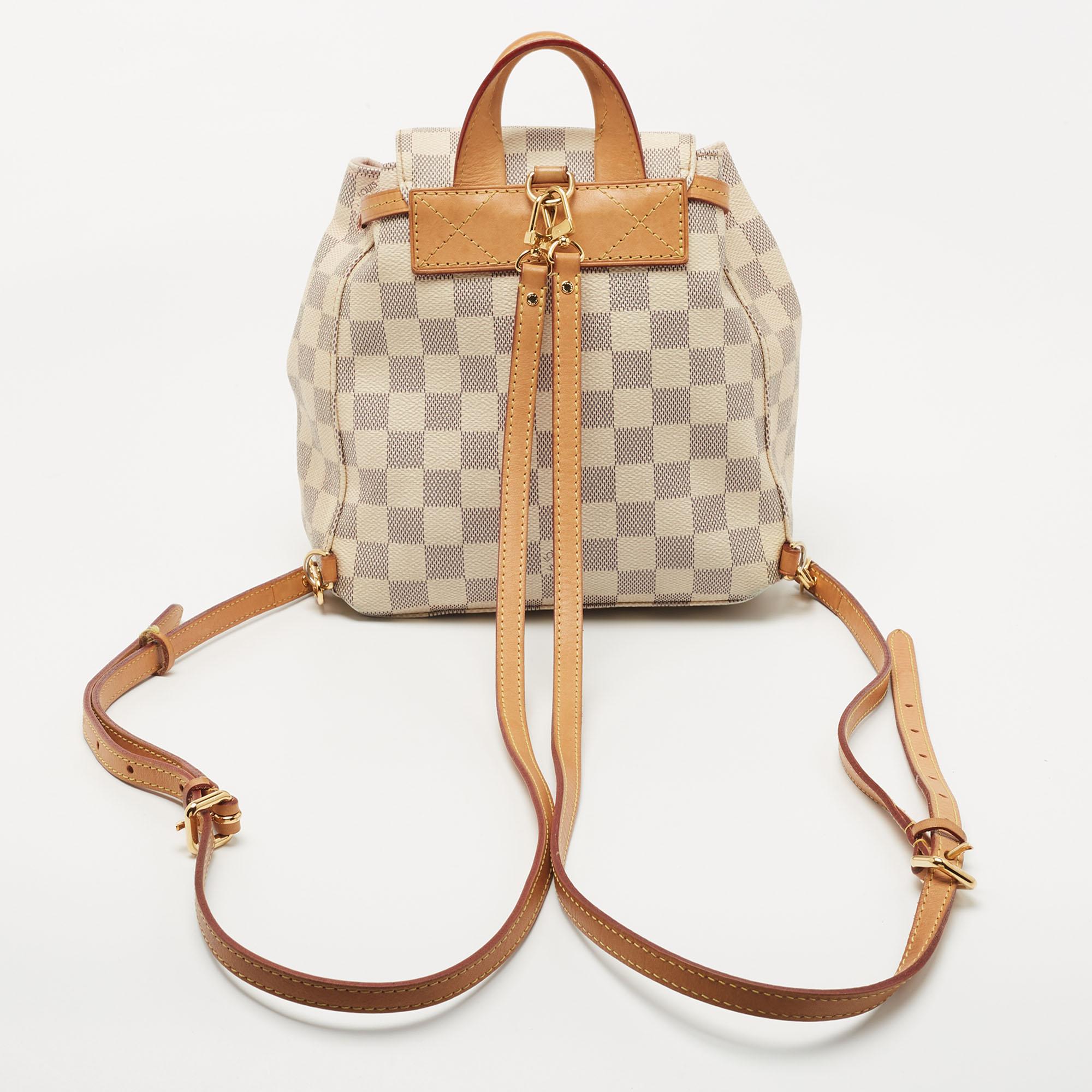 Louis Vuitton Damier Azur Canvas Sperone BB Bag For Sale at 1stDibs