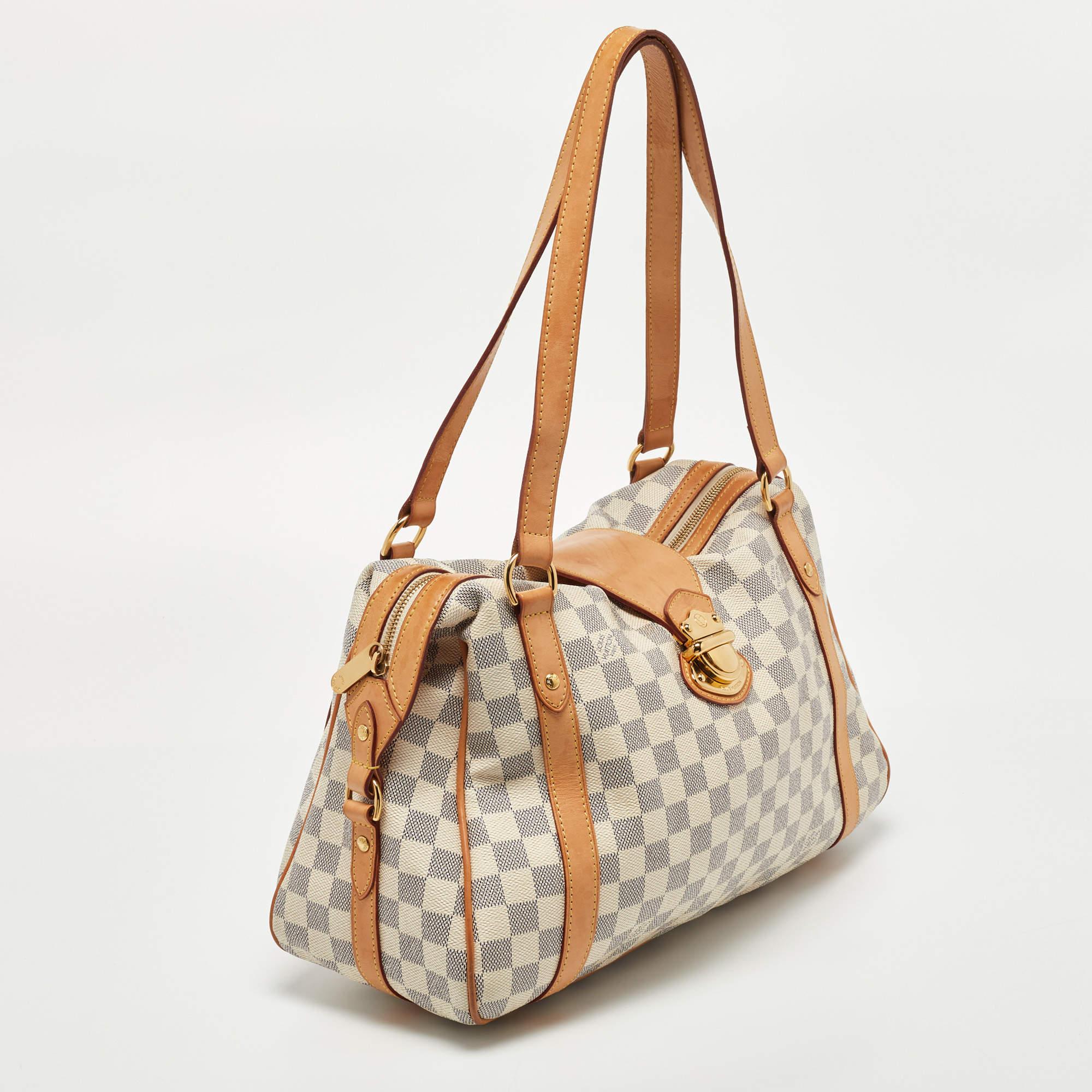 Women's Louis Vuitton Damier Azur Canvas Stresa GM Bag For Sale