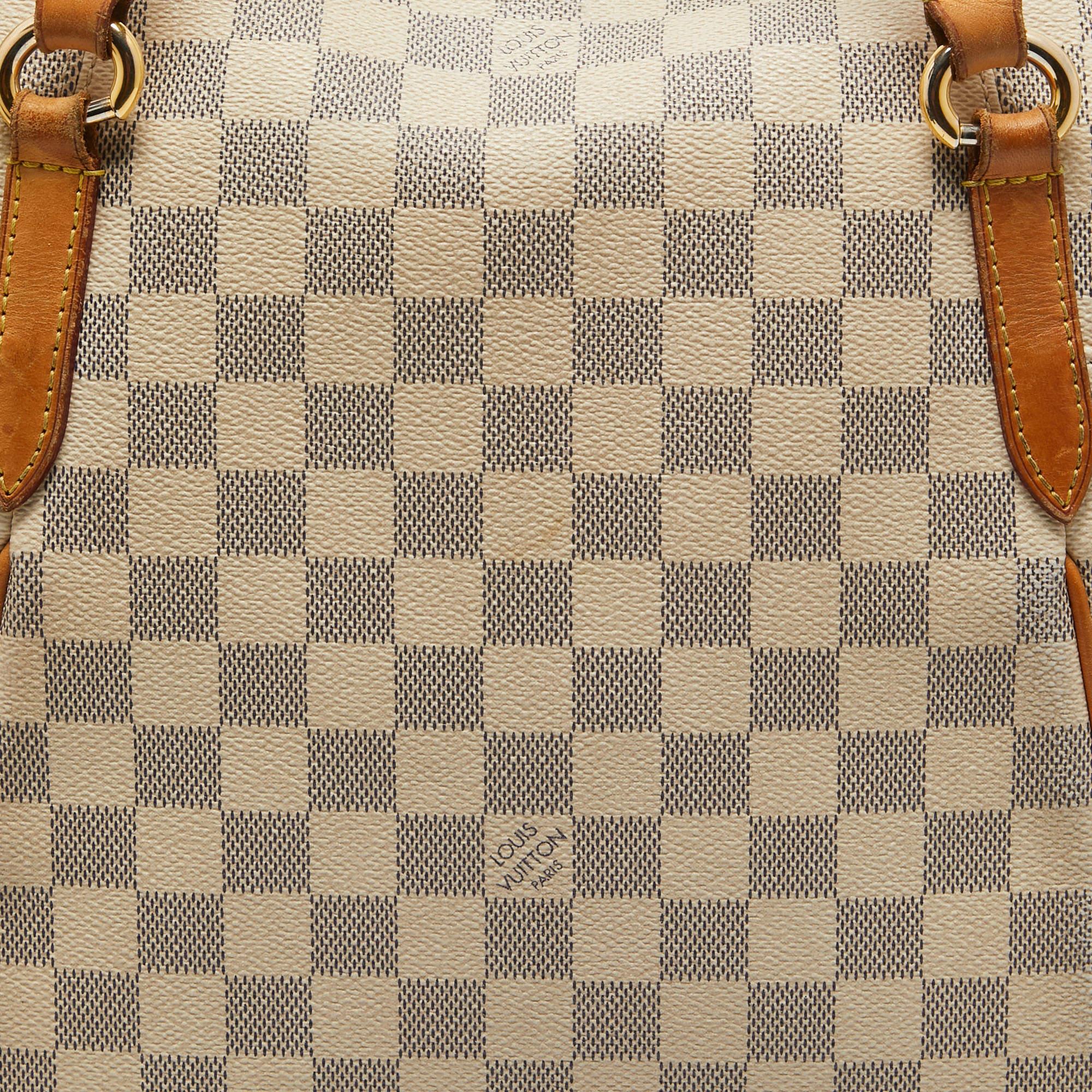 Louis Vuitton Damier Azur Canvas Totally MM Bag For Sale 9