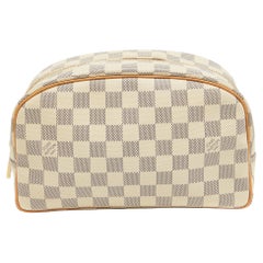 Louis Vuitton Damier Azur Segeltuch Hose Toilette 25 Beutel