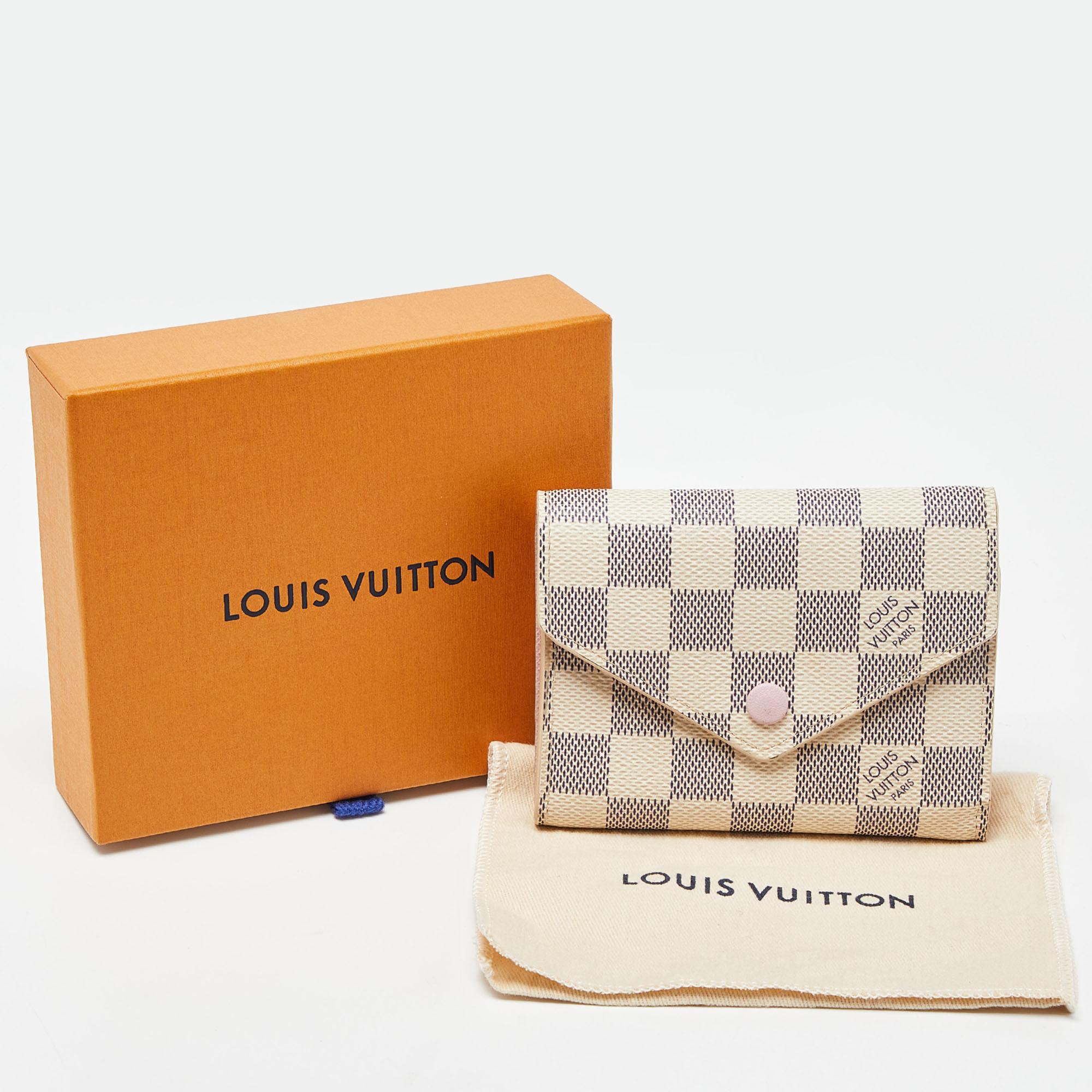 Louis Vuitton Damier Azur Canvas Victorine Wallet 8