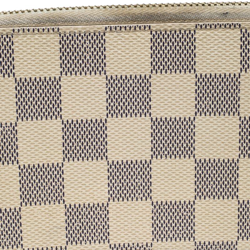 Louis Vuitton Damier Azur Canvas Zippy Wallet 5