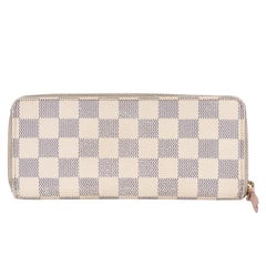 Louis Vuitton Damier Azur Canvas Zippy Wallet