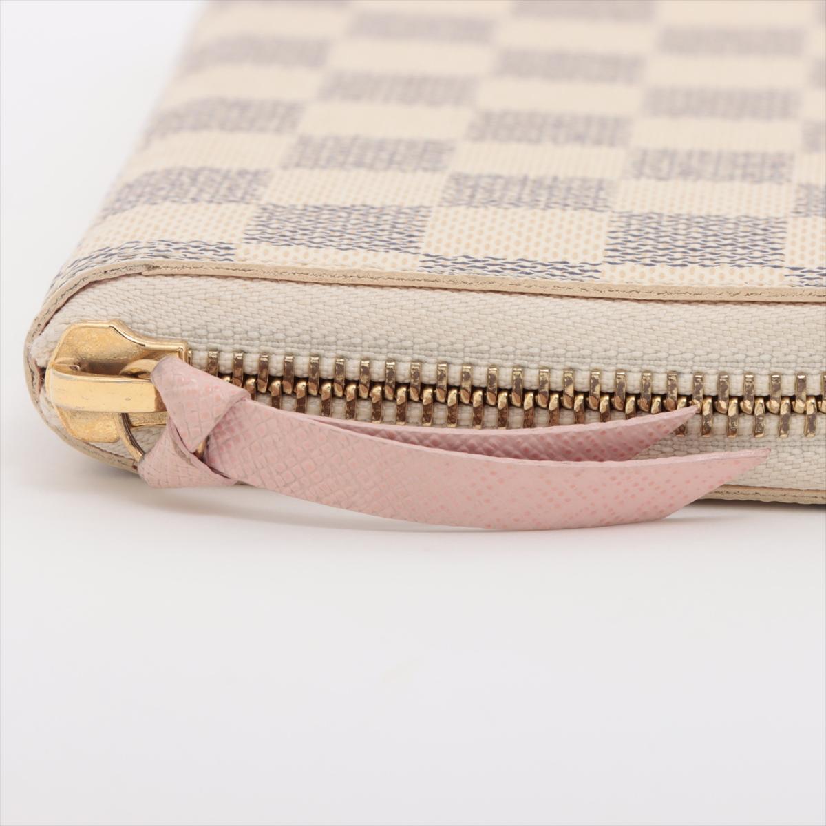 Louis Vuitton Damier Azur Clemence Rose Ballerine 7