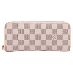 Portafoglio Louis Vuitton Damier Azur Clemence