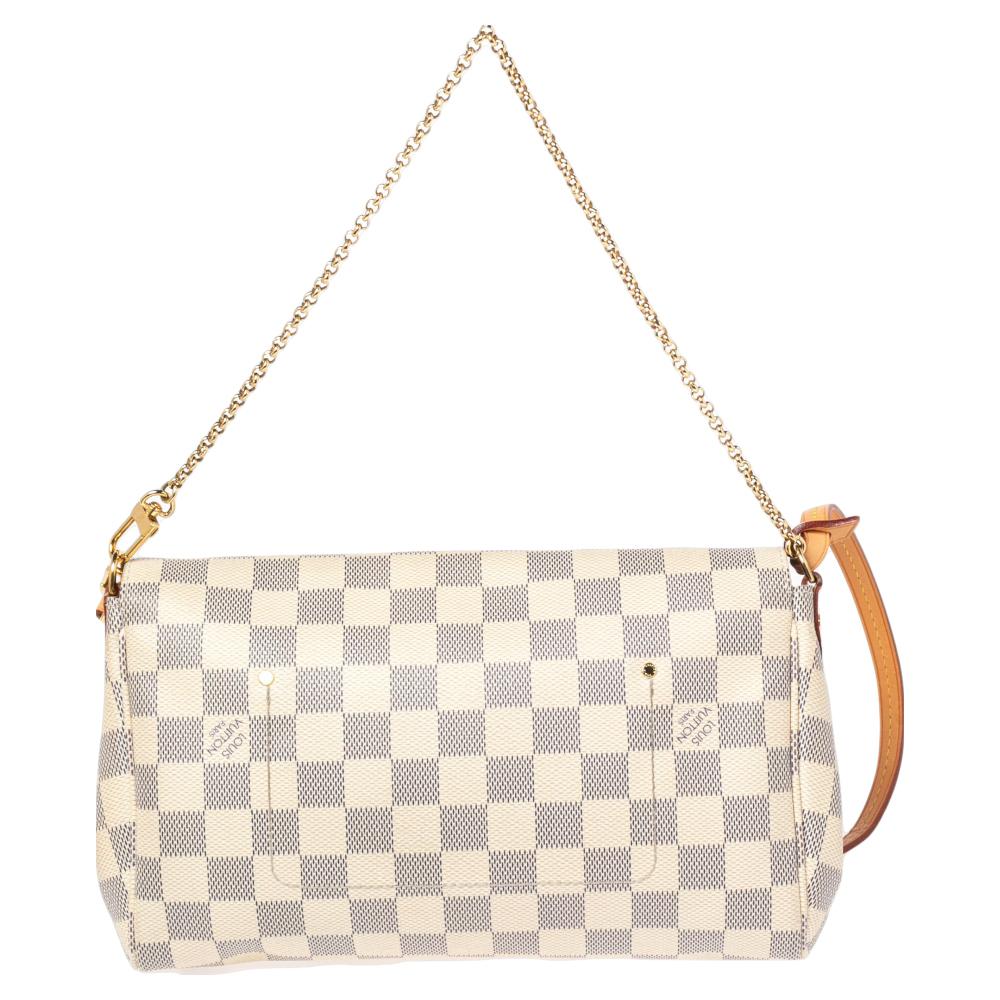 Louis Vuitton Damier Azur Coated Canvas Favorite MM Bag 3