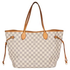 LOUIS VUITTON Damier Azur Coated Canvas Neverfull MM