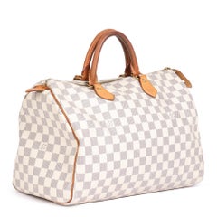 LOUIS VUITTON Damier Azur Coated Canvas Speedy 35