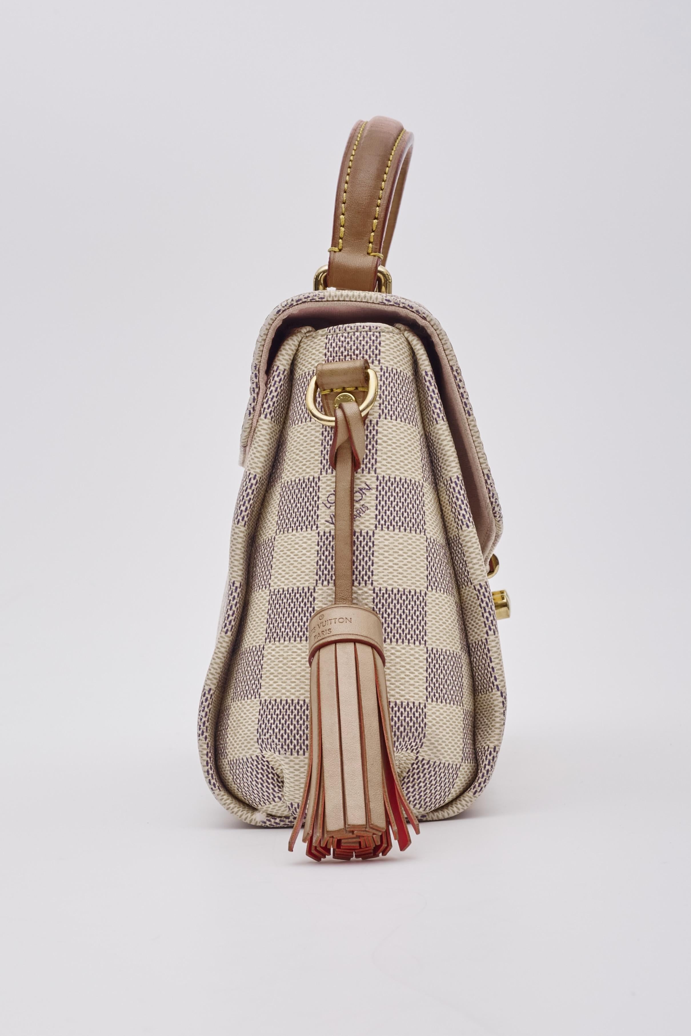 Louis Vuitton Damier Azur Croisette Shoulder Bag For Sale 1