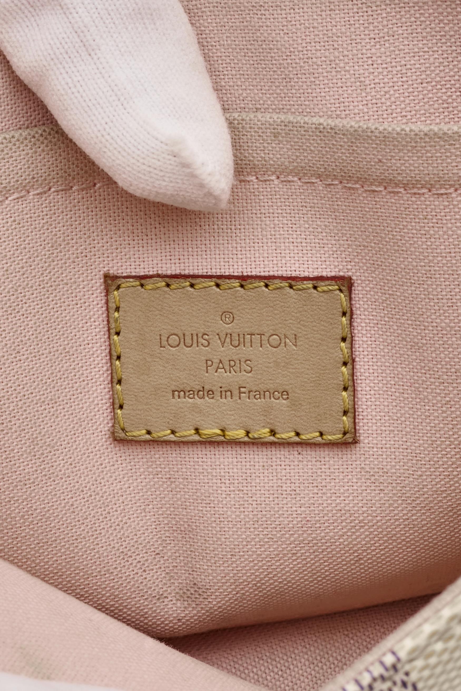 Louis Vuitton Damier Azur Croisette Shoulder Bag For Sale 5