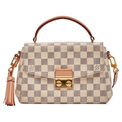 Retro Louis Vuitton Damier Azur Croisette Shoulder Bag