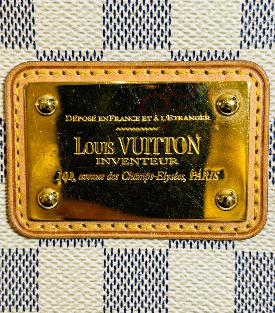Louis Vuitton Damier Azur Eva Pochette Bag For Sale 2