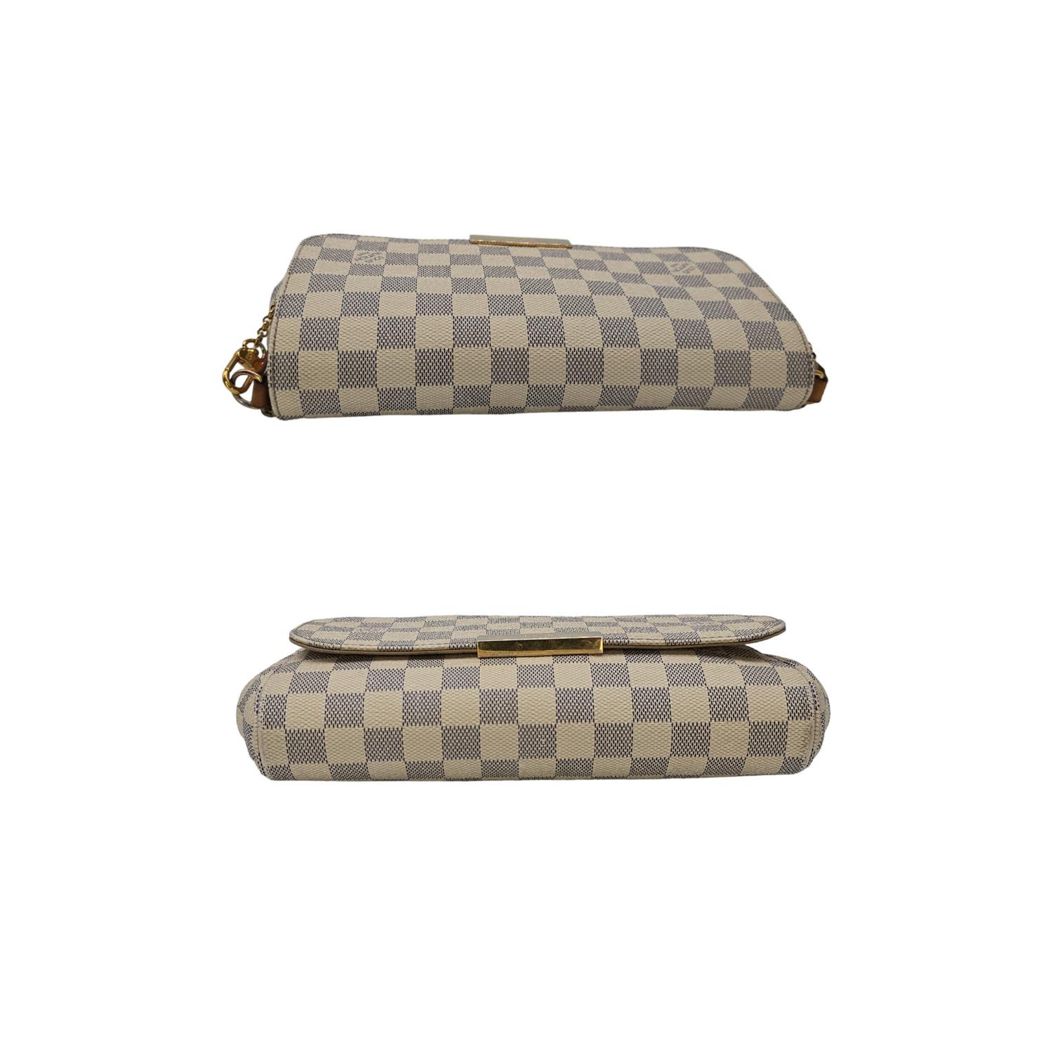 Women's Louis Vuitton Damier Azur Favorite Crossbody Bag