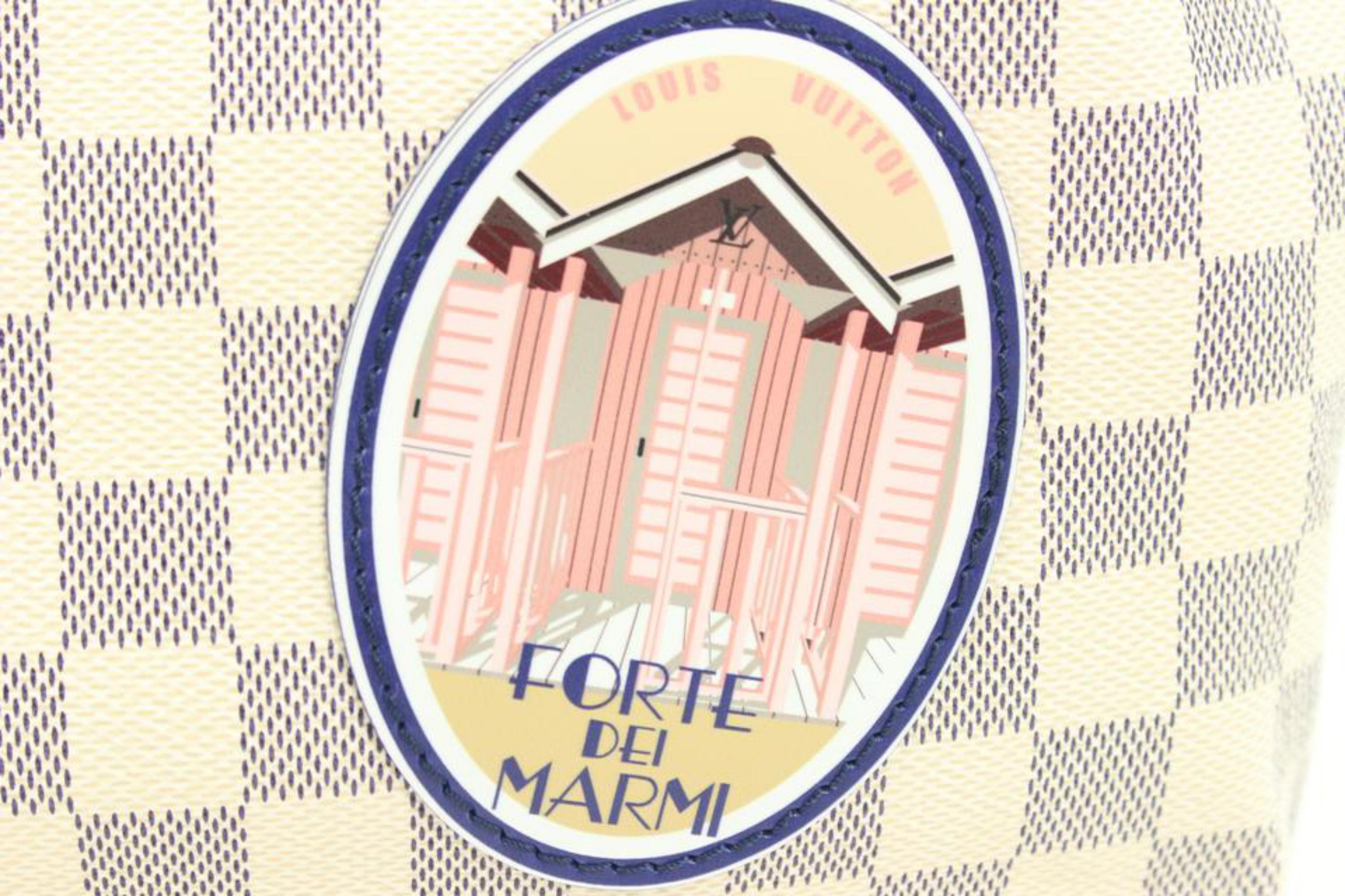 Louis Vuitton Damier Azur Forte Dei Marmi Summer Trunks Neverfull MM 16lv126s 5