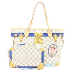 Louis Vuitton Damier Azur Forte Dei Marmi Sommer-Truhen Neverfull MM 16lv126s