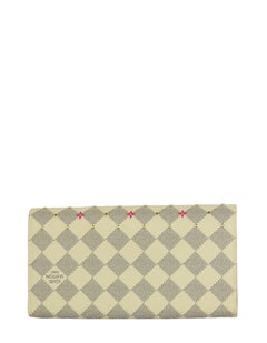 Louis Vuitton Damier Azur Fuchsia Studded Sarah Wallet NM