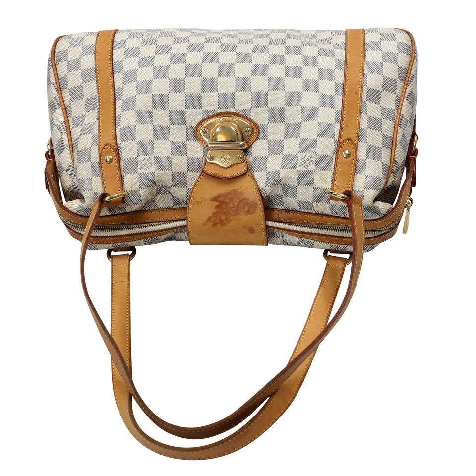 Women's Louis Vuitton Damier Azur GM Stresa Shoulder Handbag LV-B0504P-0002 For Sale