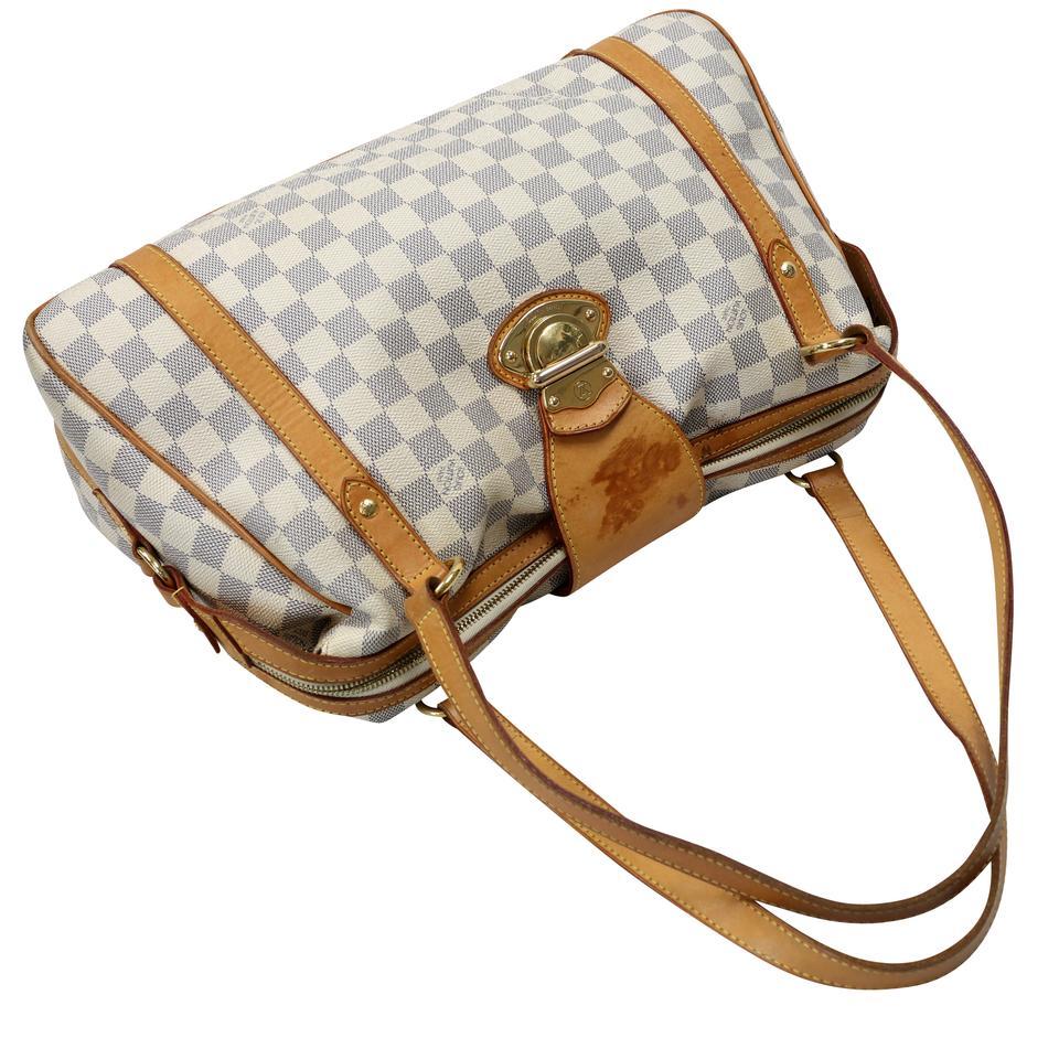 Louis Vuitton Damier Azur GM Stresa Shoulder Handbag LV-B0504P-0002 For Sale 1