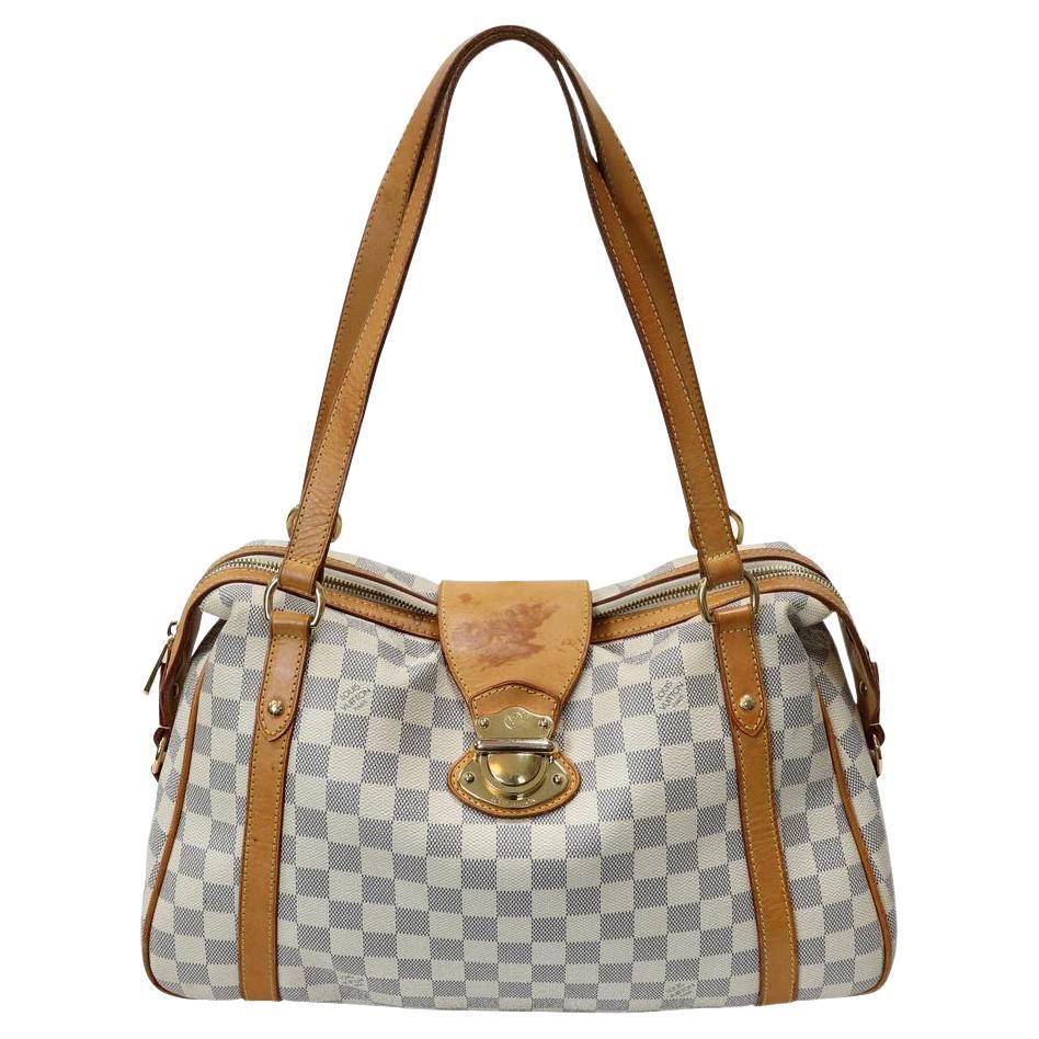 Louis Vuitton Damier Azur GM Stresa Shoulder Handbag LV-B0504P-0002 For Sale