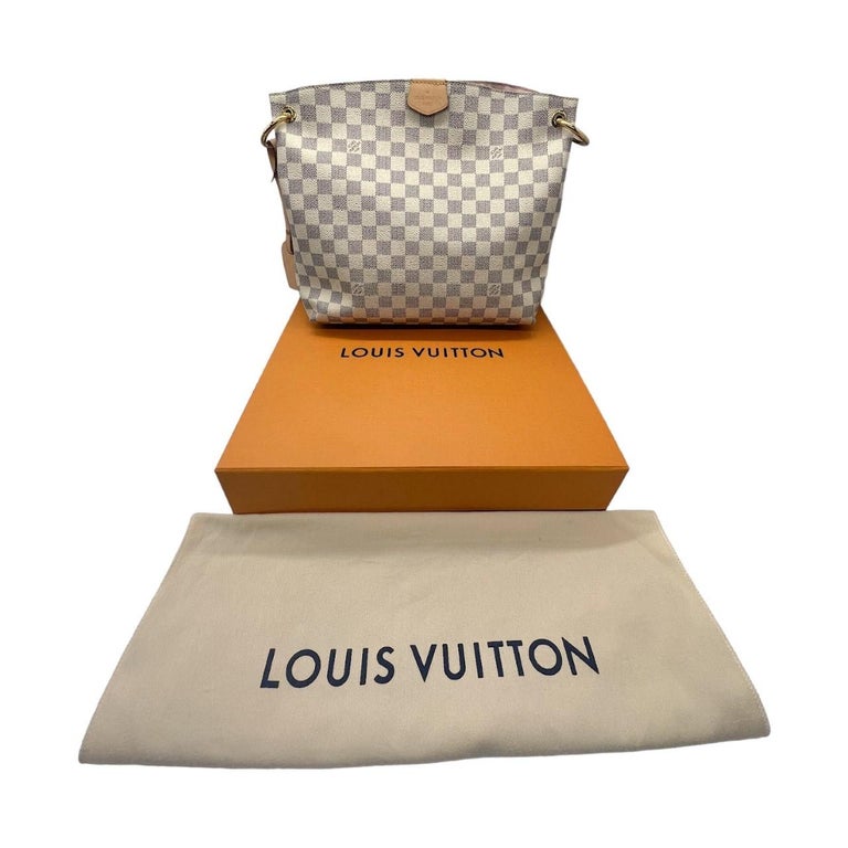 Louis Vuitton Damier Azur Graceful PM For Sale 4