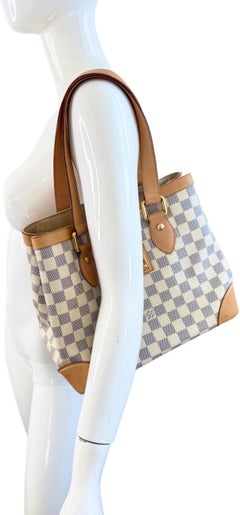 Louis Vuitton Damier Azur Hampstead PM Early Rare Model Collector 2000s Tote Bag