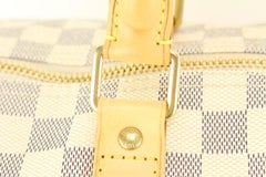 Louis Vuitton Damier Azur Keepall 50 Duffle Bag 15lk616s