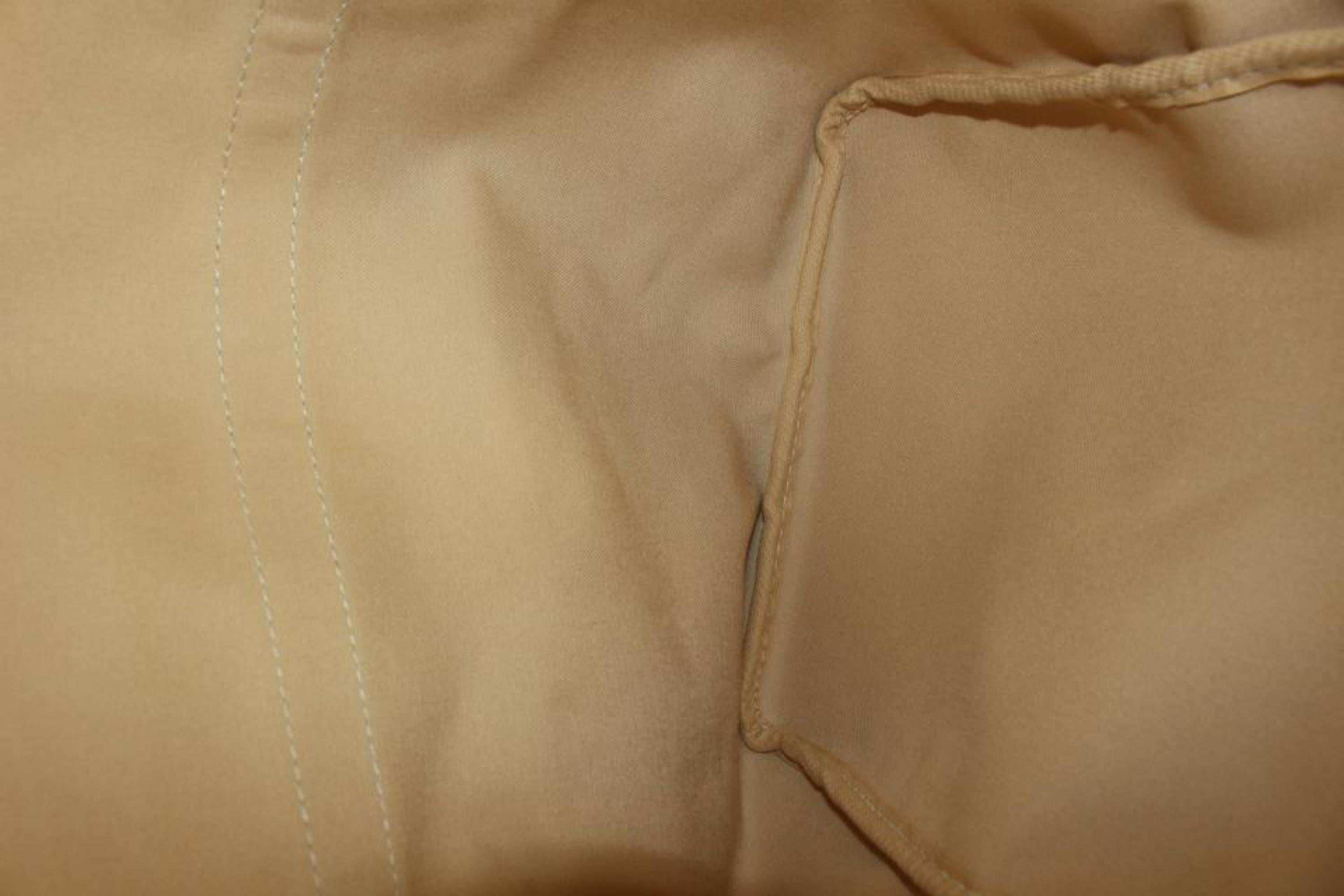 Women's or Men's Louis Vuitton Damier Azur Keepall 50 Duffle Bag 15lk616s For Sale