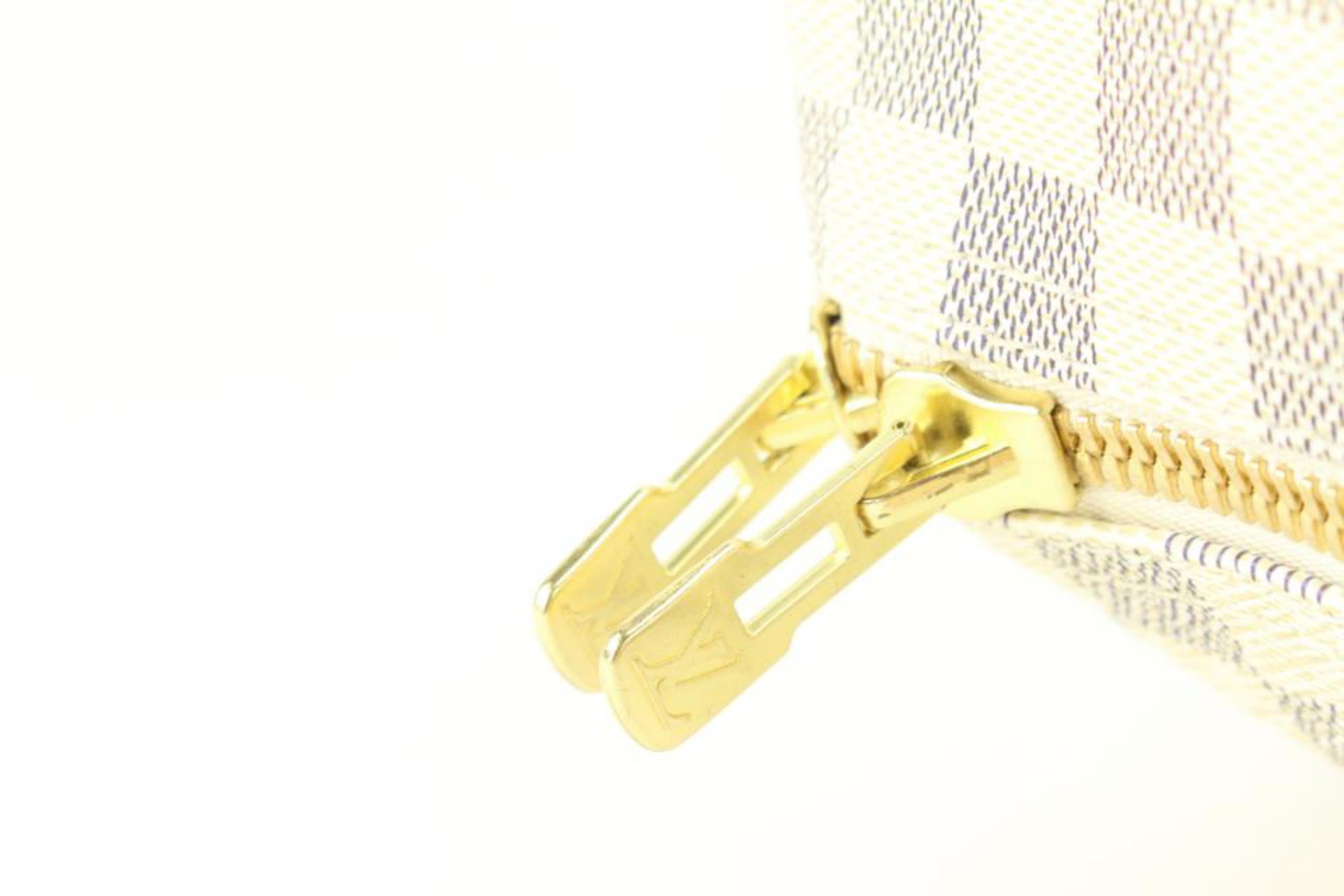 Louis Vuitton Damier Azur Keepall 50 Duffle Bag 15lk616s For Sale 1