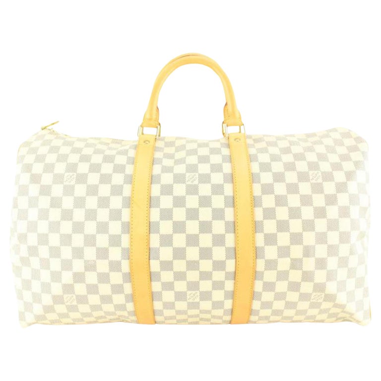 Louis Vuitton White Damier - 74 For Sale on 1stDibs  louis vuitton purse white  checkered, white damier louis vuitton, white checkered lv bag