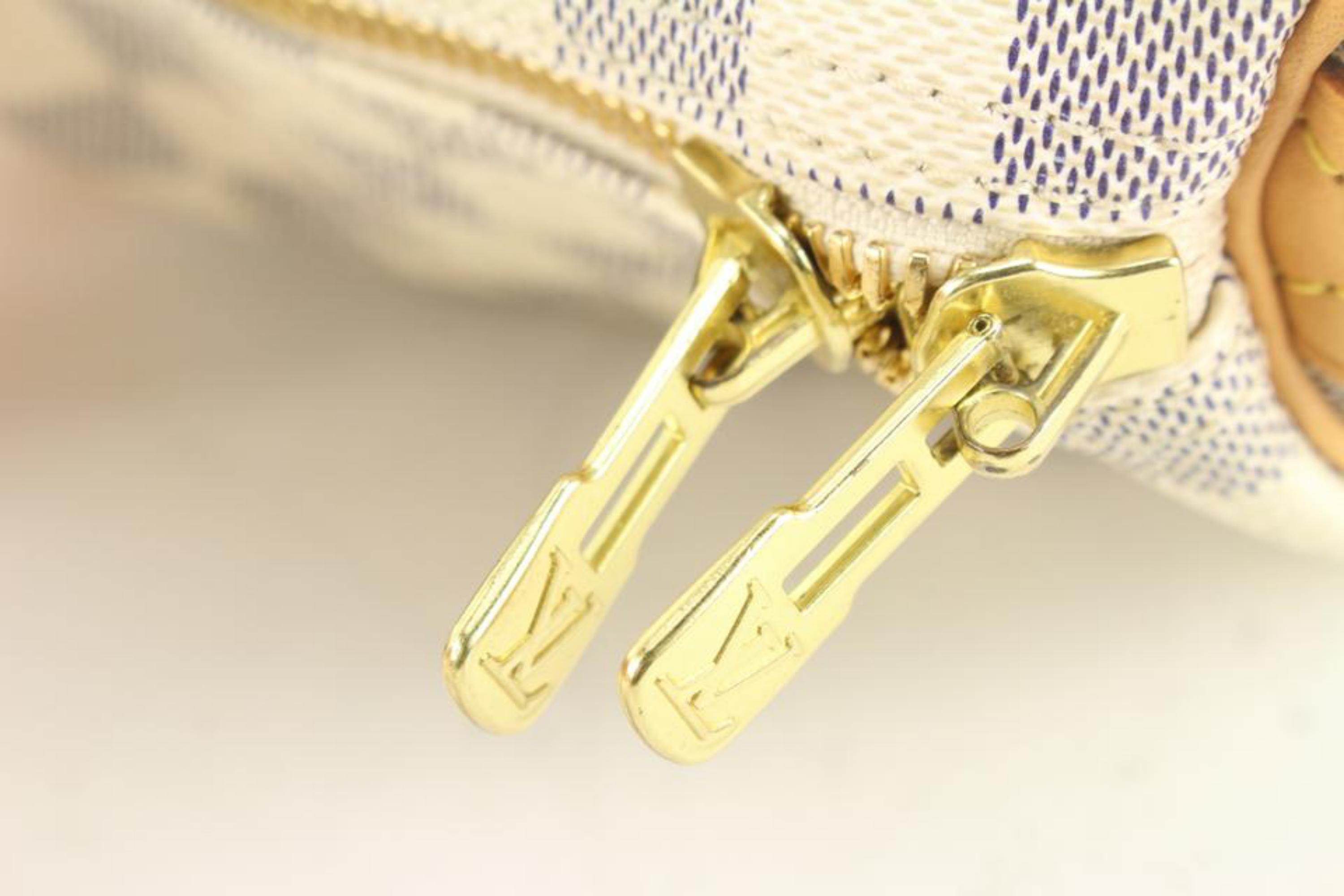Sac Keepall Louis Vuitton Damier Azur 50 Duffle Bag 52lk62s Pour femmes en vente