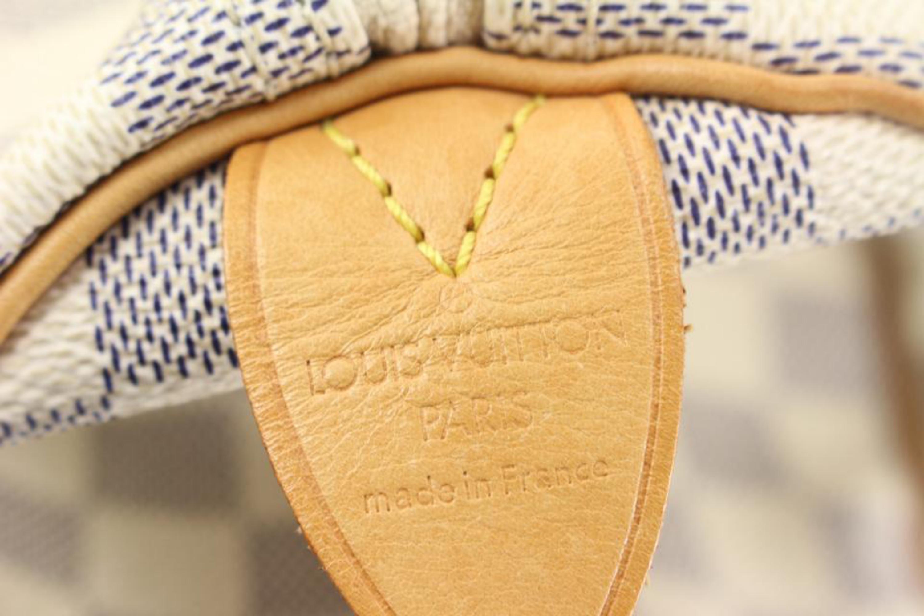 Louis Vuitton Damier Azur Keepall 50 Duffle Bag 52lk62s For Sale 1