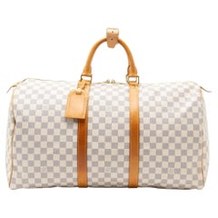 Louis Vuitton Damier Azur Keepall 50 Duffle