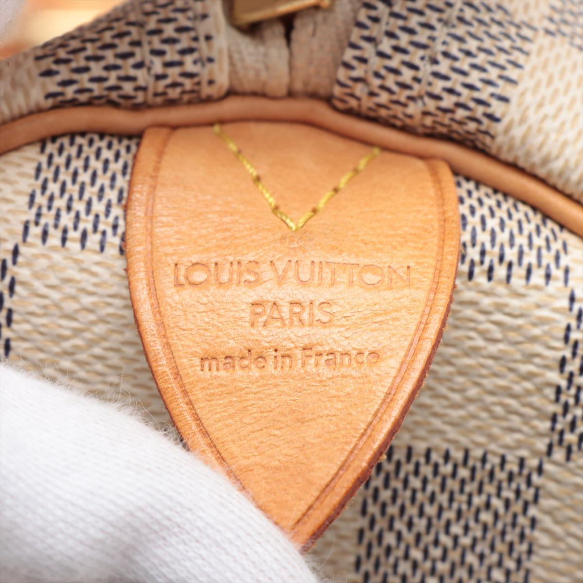 Louis Vuitton Damier Azur Keepall 50 For Sale 6