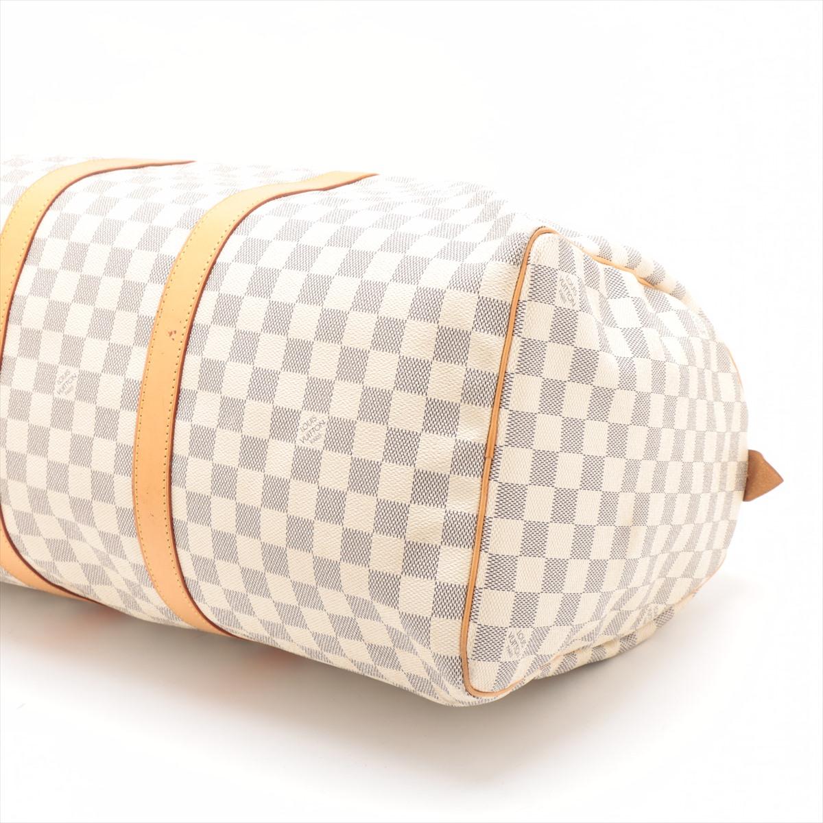 Louis Vuitton Damier Azur Keepall 50 In Good Condition For Sale In Humacao, PR